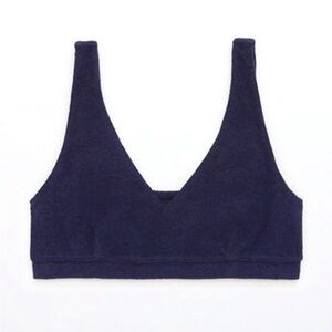 NWT OFFLINE By Aerie Summer Lights Terry Sports Bra Medium